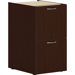 Hon Pedestal,Support f/Worksurface,F/F,15 inx20 inx28 in ,Mahogany