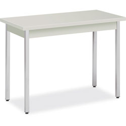 Hon Utility Table, Metal, 40 in x 20 in x 29 in, Loft Top/Chrome Legs