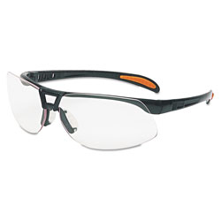 Honeywell Protege Safety Eyewear, Metallic Black Frame, Clear Lens