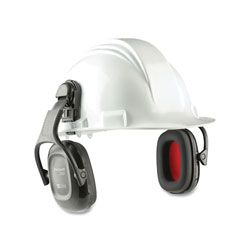 Honeywell VeriShield™ 100 Series Passive Earmuff, Hard Hat Mounted, Electronic, 23 dB, Dielectric, Black