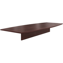 Hon Preside Boat-Shaped Conference Table Top, 120 inx48 in, Mahogany