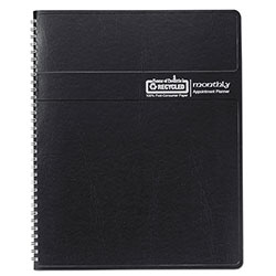 House Of Doolittle 14-Month Recycled Ruled Monthly Planner, 8.75 x 6.78, Black Cover, 14-Month (Dec to Jan): 2023 to 2025