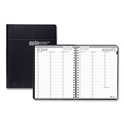 House Of Doolittle Recycled Professional Weekly Planner, 15-Minute Appts, 11 x 8.5, Black Wirebound Soft Cover, 12-Month (Aug-July): 2023-2024