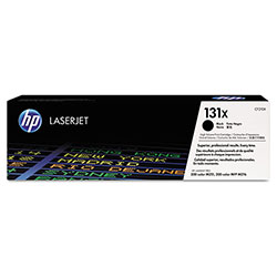 HP 131X, (CF210X) High Yield Black Original LaserJet Toner Cartridge