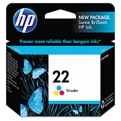 HP 22, (C9352AN) Tri-color Original Ink Cartridge