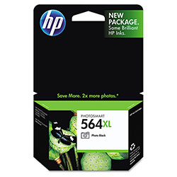 HP 564XL Photo Black Ink Cartridge ,Model CB322WN140 ,Page Yield 290