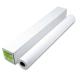 HP Designjet Inkjet Large Format Paper, 4.9 mil, 36 in x 150 ft, White
