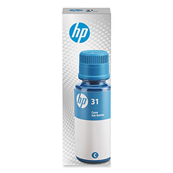 HP HP 31, (1VU26AN) High-Yield Cyan Original Ink Bottle