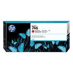 HP Ink Cartridge, HP 746, f/ Designjet Z6/Z9, Red