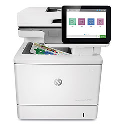 HP LaserJet Enterprise Flow MFP M578c Multifunction Printer, Copy/Fax/Print/Scan