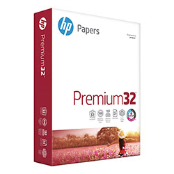 HP Premium Choice LaserJet Paper, 100 Brightness, 32lb, 8.5 x 11, White, 500 Sheets