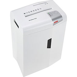 HSM Particle Cut - 10 Per Pass - for shredding CD, DVD, Paper, Staples, Paper Clip, Credit Card - 0.188 in x 1.125 in Shred Size - P-4/O-1/T-2/E-2/F-1 - 8.66 in Throat - 5.30 gal Wastebin Capacity