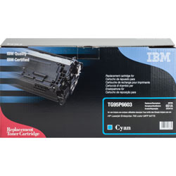 IBM Remanufactured Toner Cartridge, Alternative for HP 651A (CE341A), Laser, 16000 Pages, Cyan, 1 Each