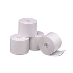 Iconex Direct Thermal Printing Thermal Paper Rolls, 2.25 in x 165 ft, White, 6/Pack