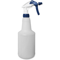 Impact Polyethlene Spray Bottle, 24oz., 32PK/CT, Blue/White