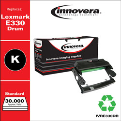Innovera Remanufactured Black Drum Unit, Replacement for Dell E330DR (310-5404), 30,000 Page-Yield