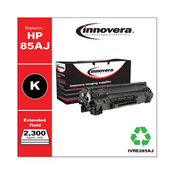 Innovera Remanufactured Black Extended High-Yield Toner Cartridge, Replacement for HP 85AJ (CE285AJ), 2,300 Page-Yield