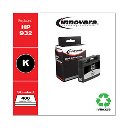 Innovera Remanufactured Black Ink, Replacement For HP 932 (CN057A), 400 Page Yield