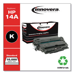 Innovera Remanufactured Black Toner Cartridge, Replacement for HP 14A (CF214A), 10,000 Page-Yield