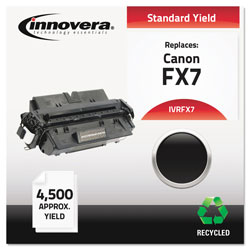 Innovera Remanufactured Black Toner Cartridge, Replacement for Canon FX7 (7621A001AA), 4,500 Page-Yield
