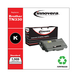 Innovera Remanufactured Black Toner Cartridge, Replacement for Brother TN330, 1,500 Page-Yield