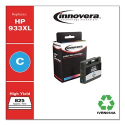 Innovera Remanufactured Cyan High-Yield Ink, Replacement For HP 933XL (CN054A), 825 Page Yield