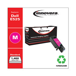 Innovera Remanufactured Magenta Toner Cartridge, Replacement for Dell E525 (593-BBJV; G20VW; WN8M9), 1,400 Page-Yield
