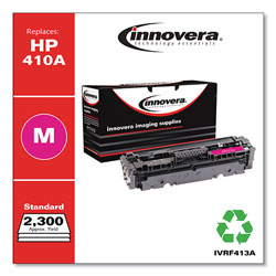 Innovera Remanufactured Magenta Toner Cartridge, Replacement for HP 410A (CF413A), 2,300 Page-Yield
