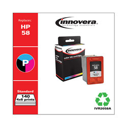 Innovera Remanufactured Photo Ink, Replacement For HP 58 (C6658AN), 140 Page Yield