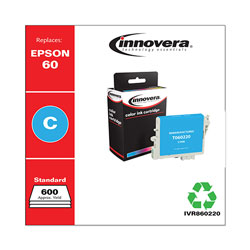 Innovera Remanufactured T060220 (60) Ink, 600 Page-Yield, Cyan