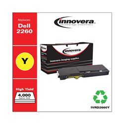 Innovera Remanufactured Yellow High-Yield Toner Cartridge, Replacement for Dell D2660 (593-BBBR YR3W3; 593-BBBO RP5V1), 4,000 Page-Yld
