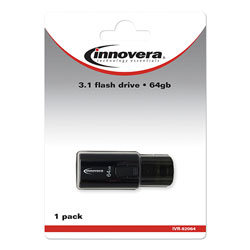 Innovera USB 3.0 Flash Drive, 64 GB,