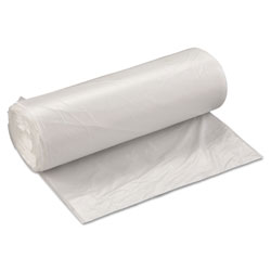 InteplastPitt High-Density Commercial Can Liners Value Pack, 60 gal, 19 microns, 38 in x 58 in, Clear, 150/Carton