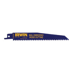 Irwin 9" Reciprocating Saw Blade 6 TPI (25 Pack)
