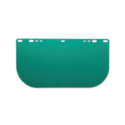 Jackson Safety® F20 Polycarbonate Faceshield, 8145LB, Uncoated, Dark Green, Unbound, 15.5 in L x 8 in H