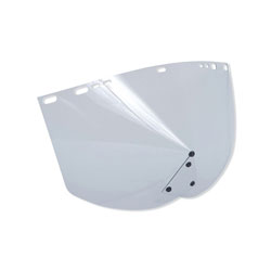 Jackson Safety® F30 Acetate Faceshield, 9154 CHIN, Uncoated, Clear, Unbound, 15.5 in L x 9 in H