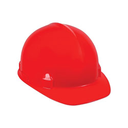 Jackson Safety® SC-6 Hard Hat, 4-point Ratchet, Front Brim, Red