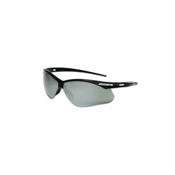 Jackson Safety® SG Series Safety Glasses, Smoke Mirror, Polycarbonate, Hard Coat Lens, Black