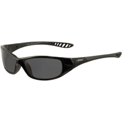 Jackson Safety® V40 HellRaiser Safety Glasses, Black Frame, Smoke Lens