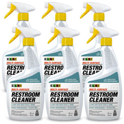 Jelmar Industrial-Strength Bath Daily Cleaner - Spray - 32 fl oz (1 quart) - 6 / Carton - Clear