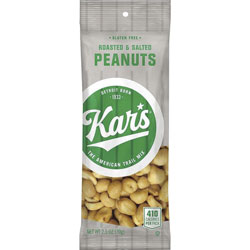 Kar's Peanuts, Salted, 2.5 oz Packet, 12/Box