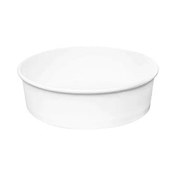 Karat® Food Bucket, 48 oz, 7.99 in Dia x 2.4 inh, White, Paper, 270/Carton