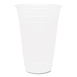 Karat® PET Plastic Cups, 20 oz, Clear, 1,000/Carton