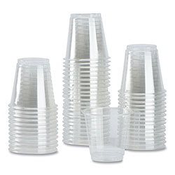 Karat® PET Plastic Cups, 3 oz, Clear, 2,500/Carton