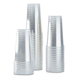 Karat® PET Plastic Cups, 32 oz, Clear, 300/Carton