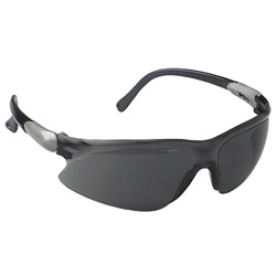 Jackson Safety® V20 Visio Safety Glasses, Silver Frame, Smoke Lens