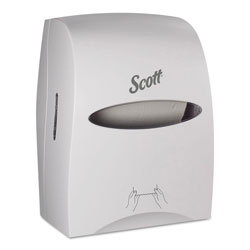 Scott® Essential Manual Hard Roll Towel Dispenser, 13.06 x 11 x 16.94, White