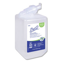 Scott® Essential Green Certified Foam Skin Cleanser, Neutral, 1000mL Bottle, 6/Carton