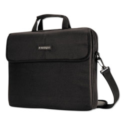 Kensington 17 in Simply Portable Padded Laptop Sleeve, Interior/Exterior Pockets, Black