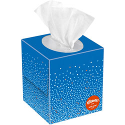 Kleenex Anti-Viral Facial Tissue, 3-Ply, White, 55 Sheets/Box, 27 Boxes/Carton